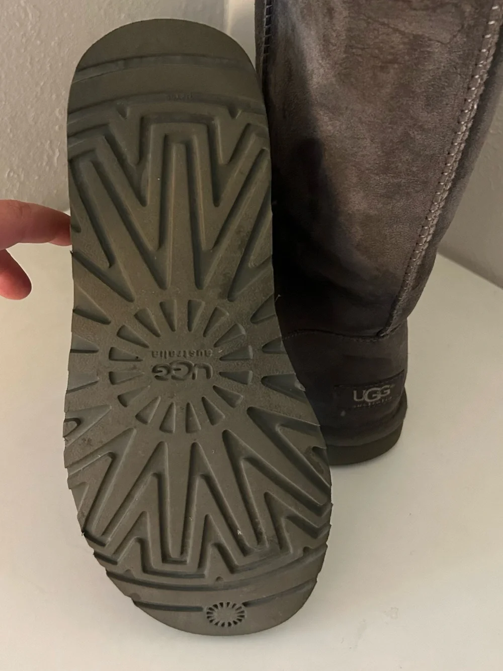 UGG Classic Tall Suede Boots - Gray | women's 7